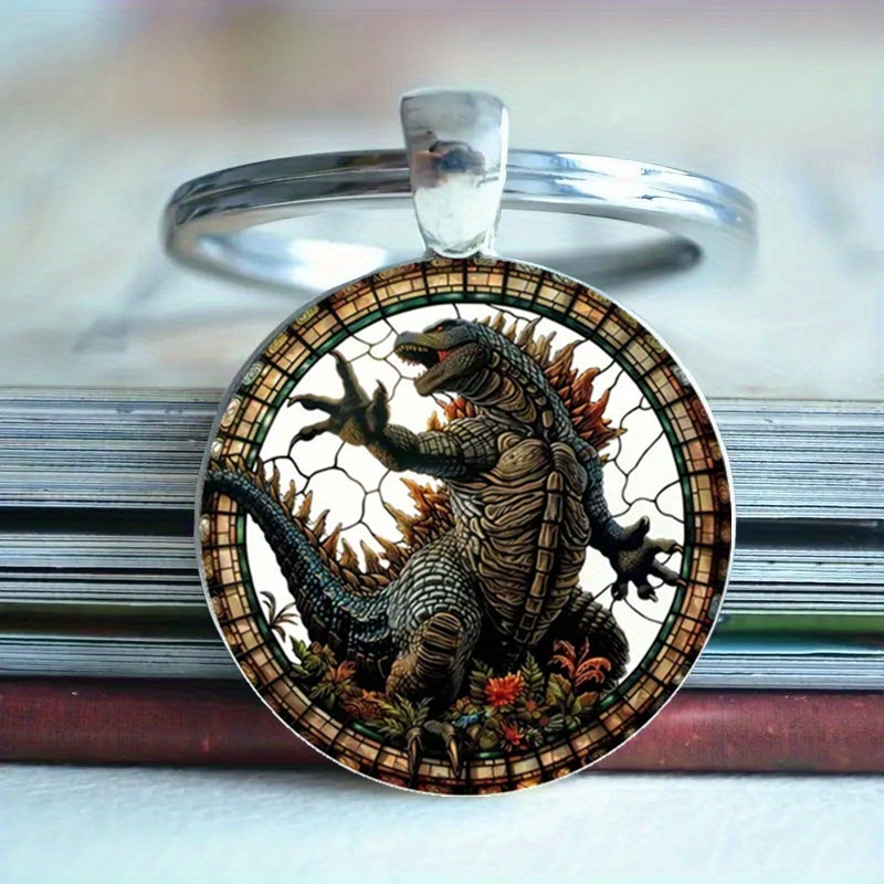 

Bold Dinosaur Keychain - Fashionable Zinc Alloy, Men's Gifts & Party Favors