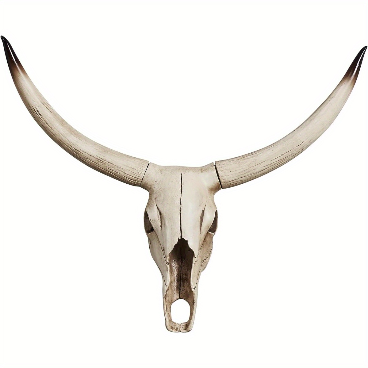 

Wall Decor, Long Horn Cow Wall Hanging, Faux Longhorn Faux Taxidermy Head Wall Decor Handmade Simulation Large Head Farmhouse Decor Wall