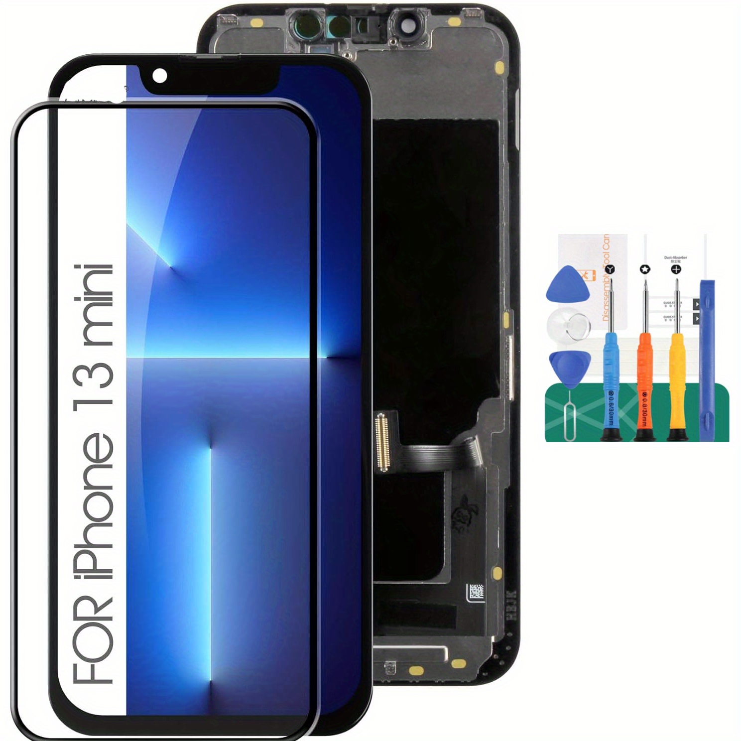 TSIOFO Pantalla para iPhone 12 Pro MAX LCD Display, 3D Touch Reemplazo Cristal Digitalizador Piezas 6.7 Pulgadas de Repuesto con Kit de Reparación