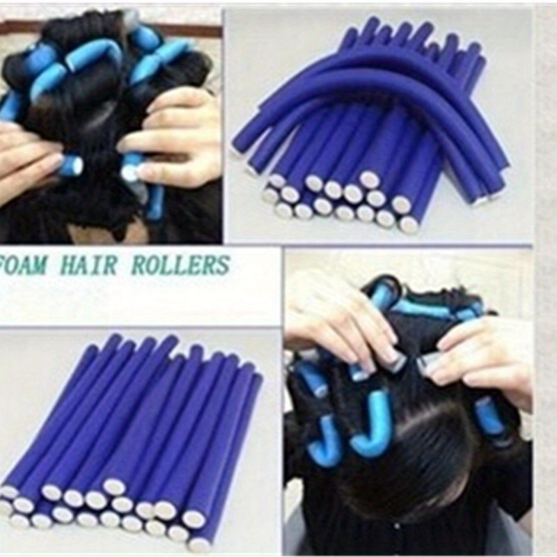 

20 Pcs Bendy Twist Curling Rods - Flexible Heatless Hair Rollers For Easy Diy Styling - Suitable For Normal Hair Types