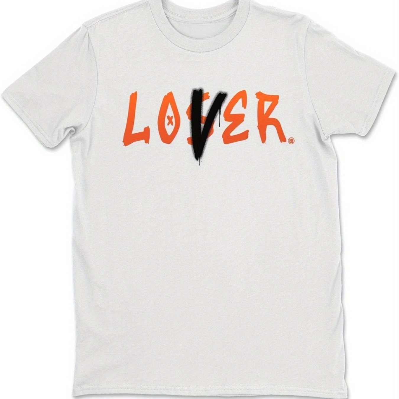 

365 Printed 1 Electric Orange Design Sneakers Matching T-shirt