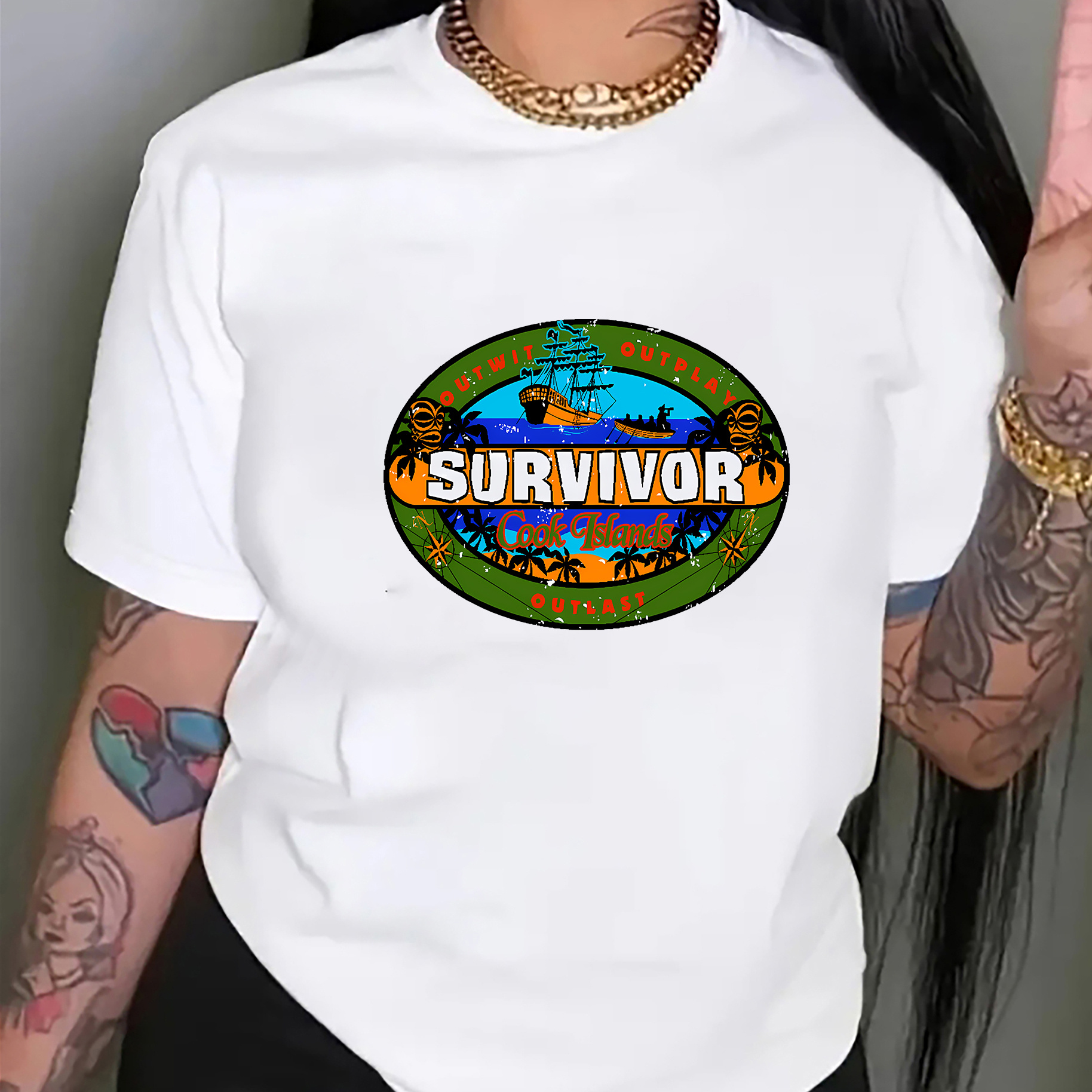 

Graphic T-, Round Summer , Women's Clothing