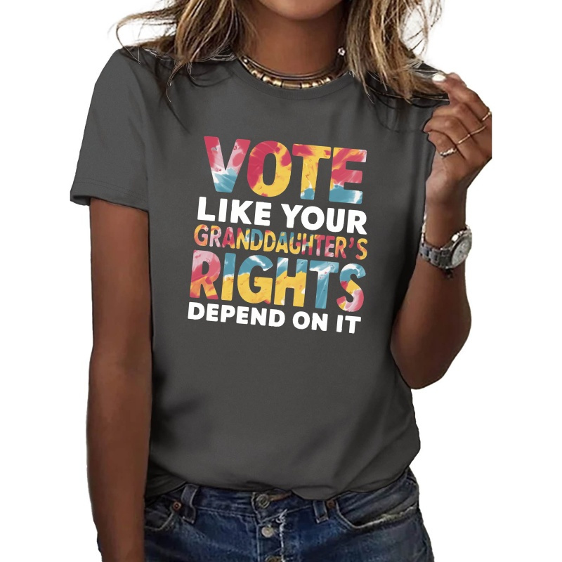 

Vote Rights Pure Cotton Women's T-shirt Comfort Fit