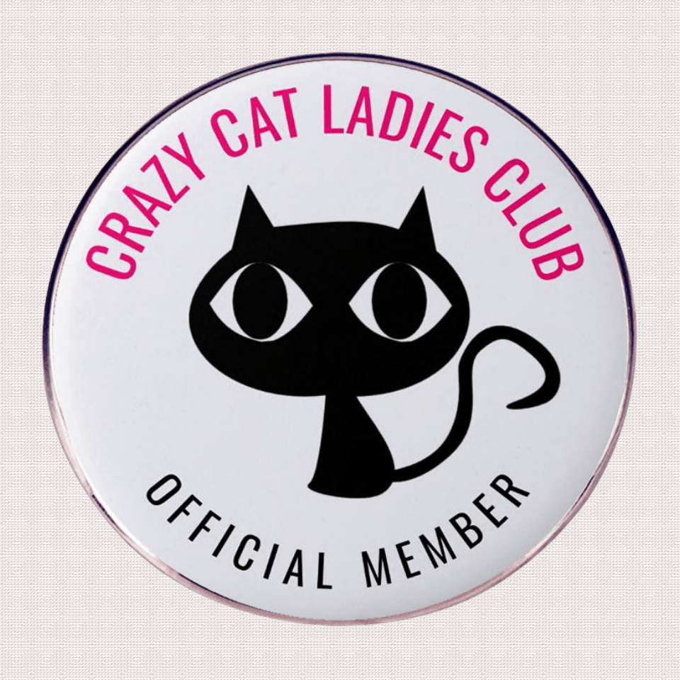 

Ladies Club" Enamel Pin - Cat , Alloy Metal Brooch For , & Accessories