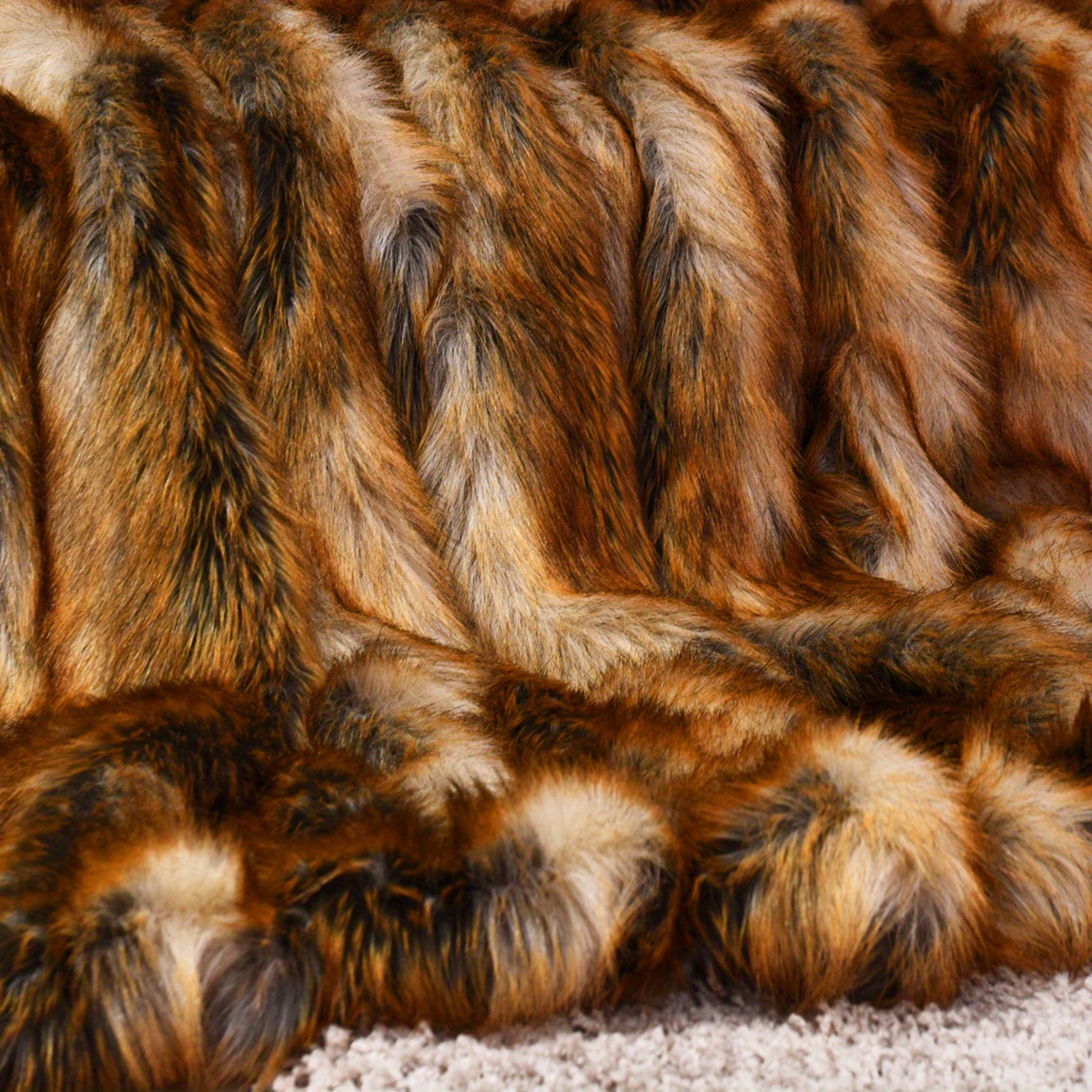 

Maxmass Couch Luxury Plush Faux Fur Throw Blanket Soft Keep Warm Fluffy 84"x 58" Christmas Gift