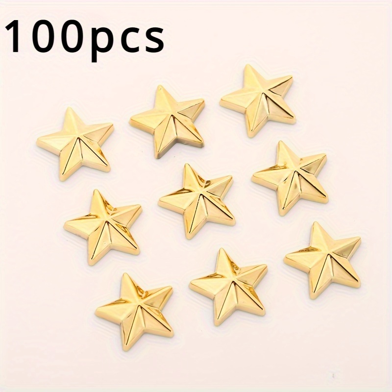 

100pcs Shaped Embellishments - And Plastic For Diy Sewing, Jewelry Making, And Scrapbooking Decorations