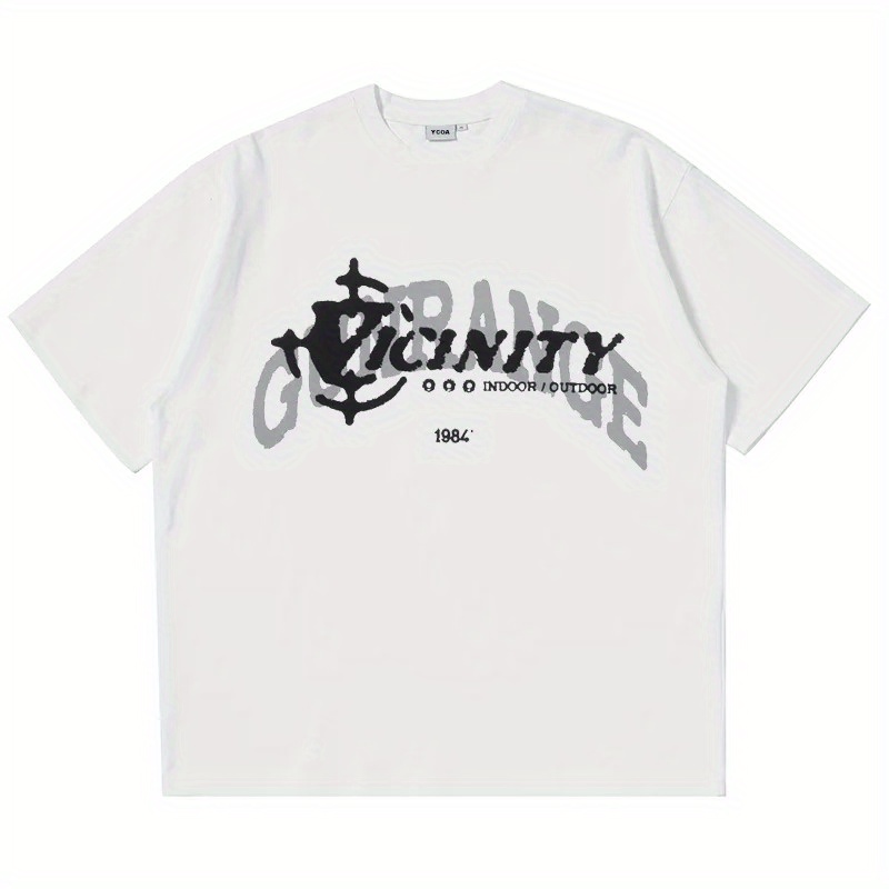 

Men Tshirt Oversized Cotton Hip Hop Y2k Streetwear Harajuku Tops Graphic Short Sleeve Tee Korean Fashion