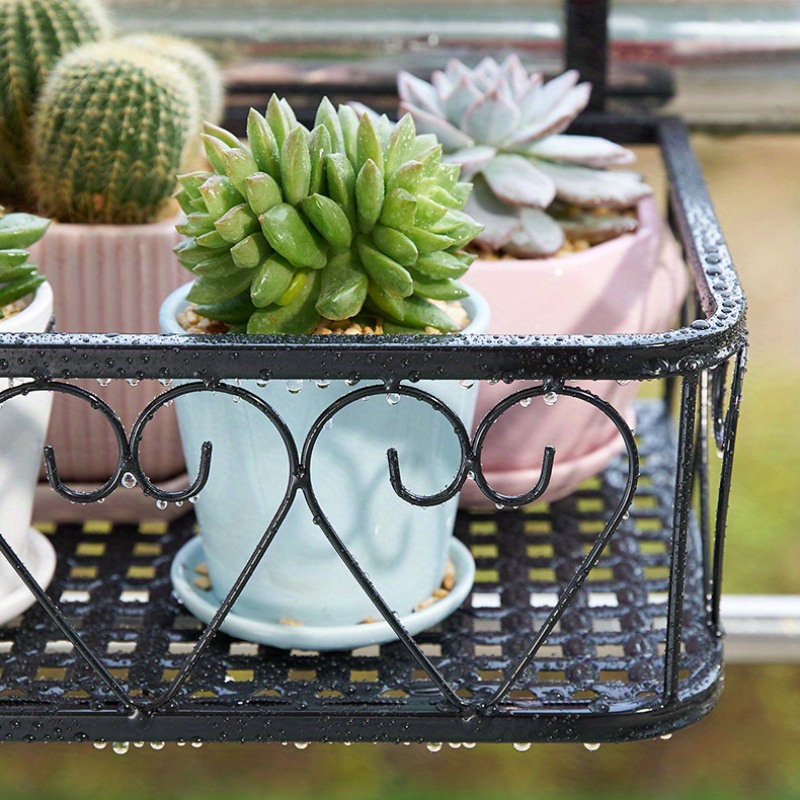 haken fr blumenksten balkon Balkonkasten aus Zink  Pflanzgef mit Haken im Antik-Look