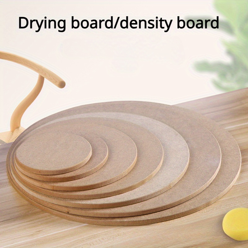 

Premium Wooden Pottery Throwing Board - Round Ceramic Drying & Sculpting Base, Compressed Fiber Material