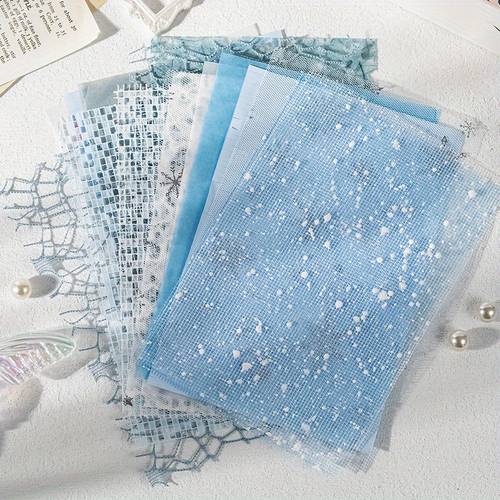 16pcs vintage lace assorted paper set scrapbooking diy craft material floral gift wrapping sheets collage background textured paper pack for art projects and frame decorations