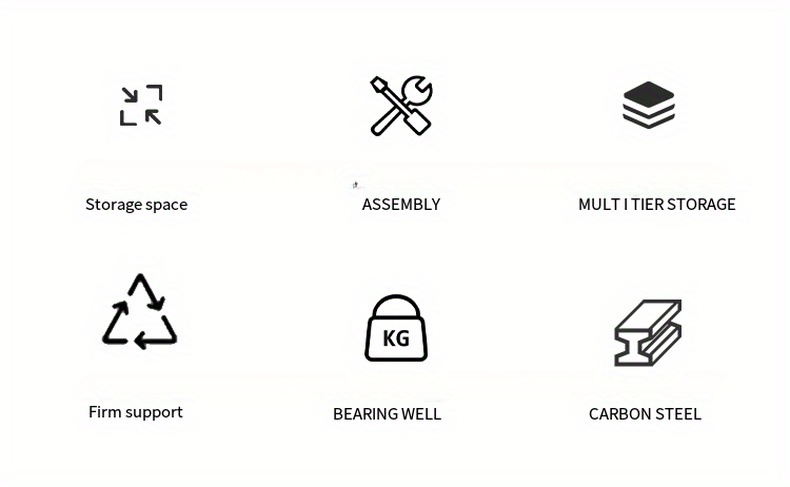 popular     multi functional metal kitchen storage rack no   waterproof   3 tier organizer for spices utensils microwave oven ideal for countertop cabinet organization details 2