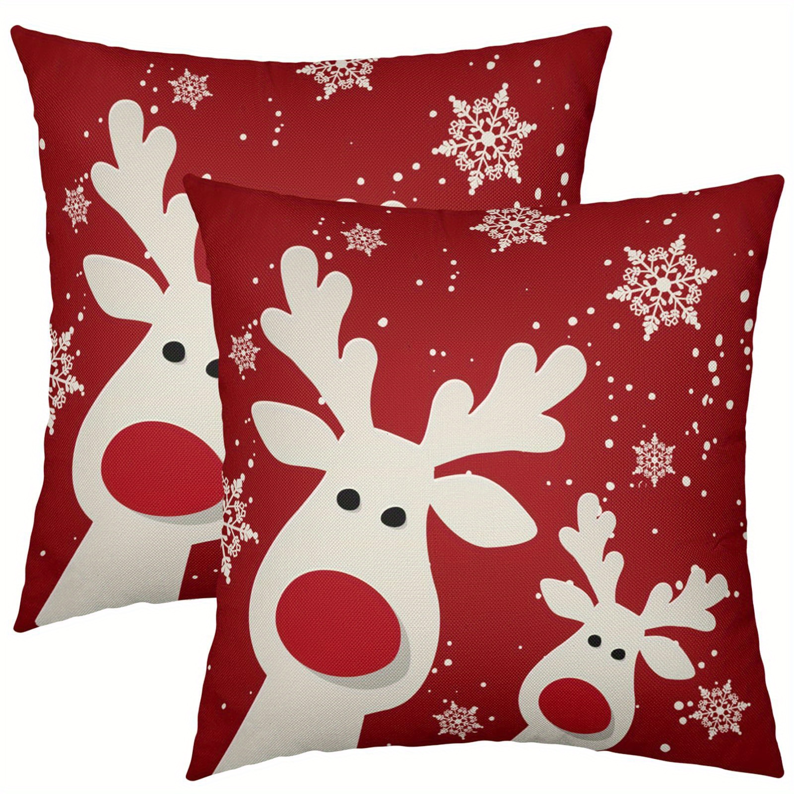 

2pcs Christmas , Contemporary , Zip , Washable - For & Bedroom Decor