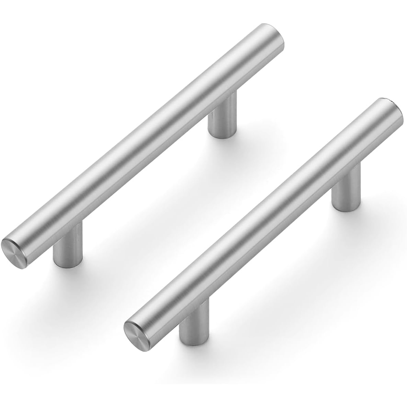 

30/ 60 Pack 6 Inch Cabinet Pulls Brushed Nickel Stainless Steel Kitchen Cupboard Handles Cabinet Handles, 3.75 Inch Hole Center