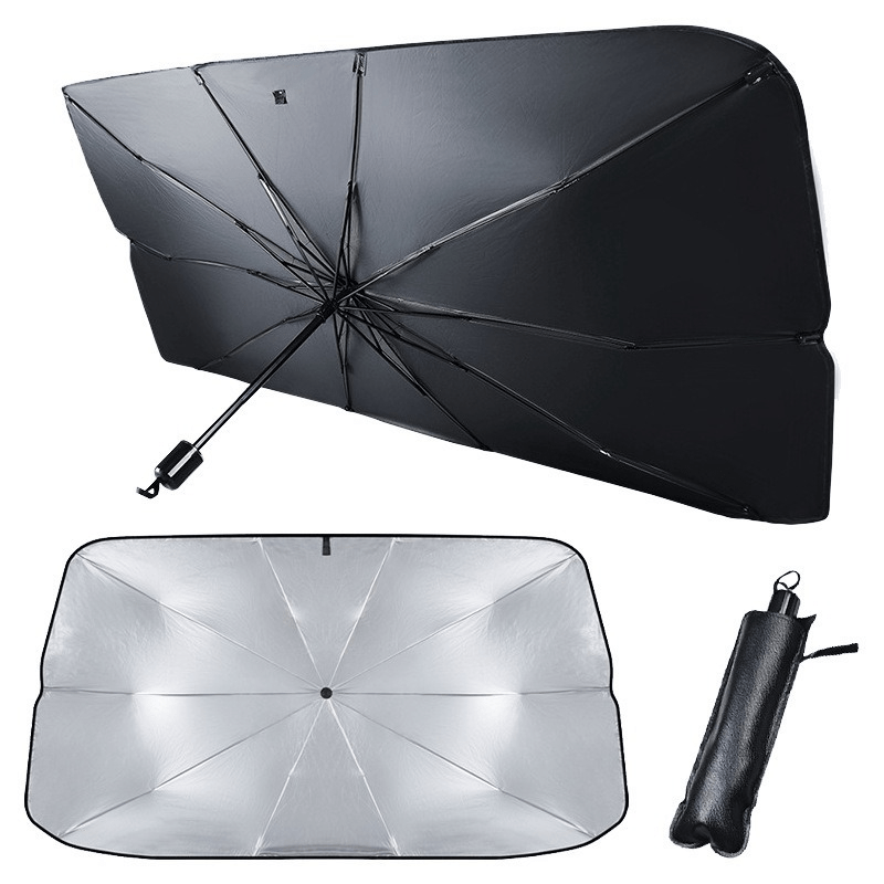 

Folding Car Sunshade Square Umbrella For Most Vehicles, Uv Protection Car Interior Umbrella With Windshield Heat Insulation, Car Window Cover Umbrella