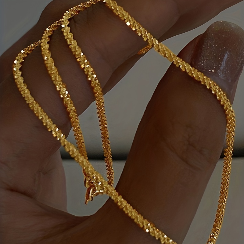 

1pc 18k Copper Necklace For Women, & Jewelry, 18-30