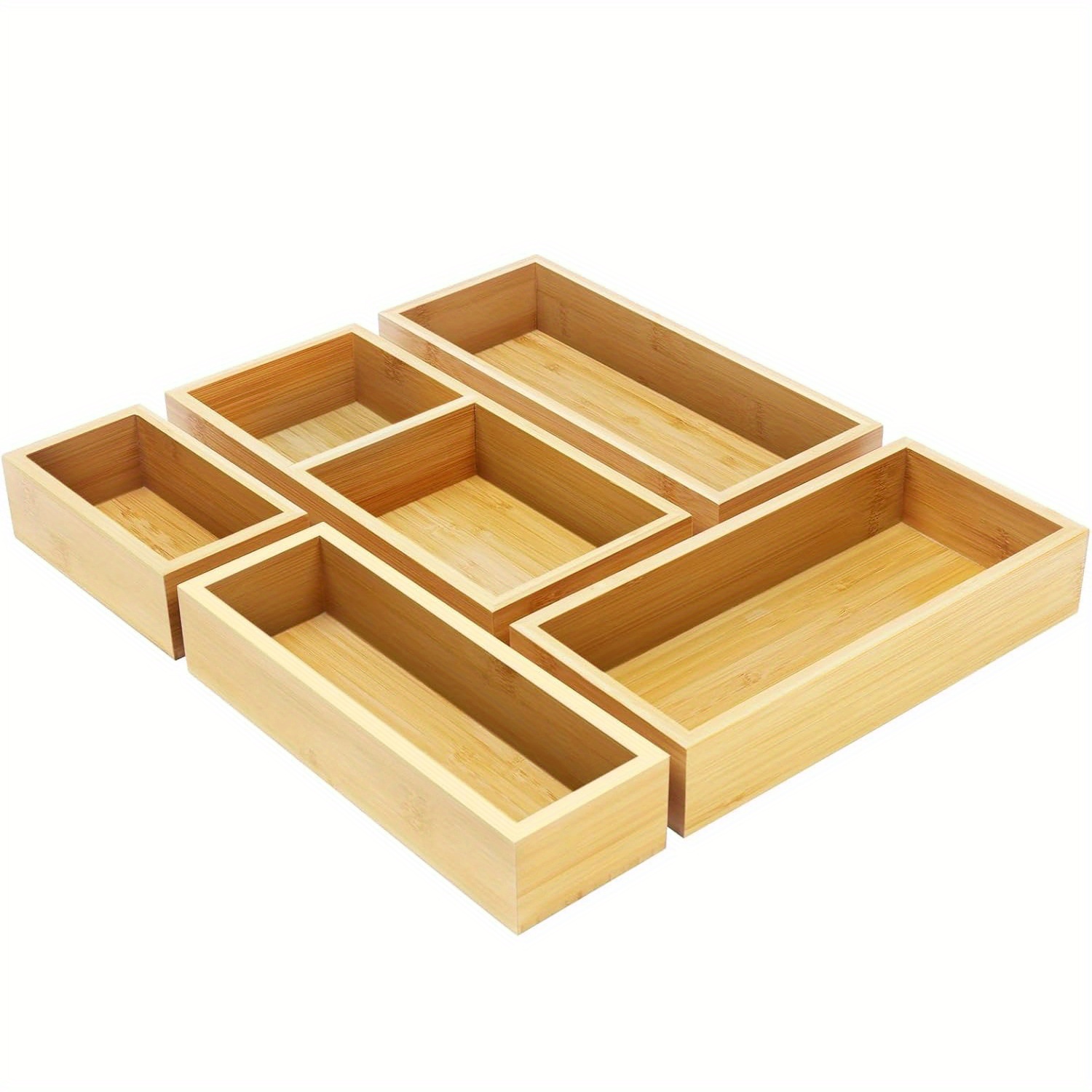 5 teiliges bambus schubladen organizer set  vielseitige - Temu Switzerland