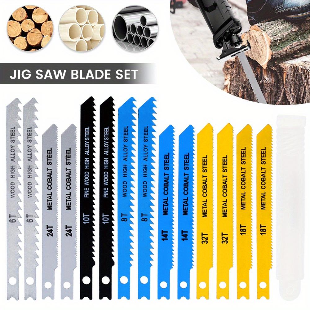 

14pcs Saw Set - , For Metal, Wood & Plastic - U Compatible, Assorted