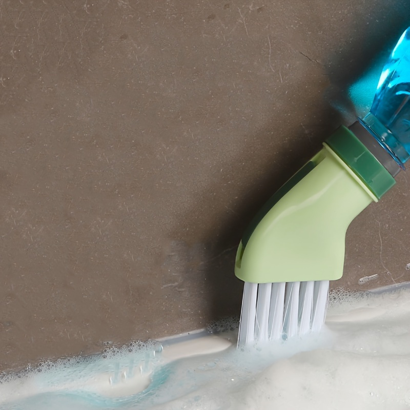 1pc Multi-angle Crevice Brush - Use, Extendable To Bottle, Perfect For Bathroom, Toilet, Countertop, Faucet, Window Sill, Floor , And Shoe Upper Cleaning - Versatile, Space-, And , Christmas Cleaning