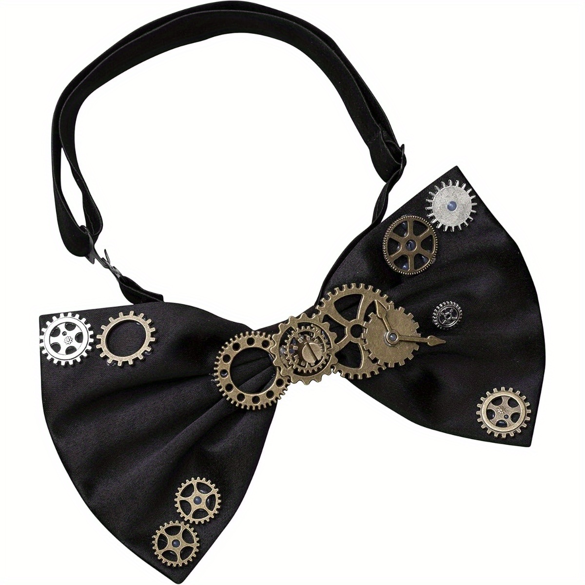 Gravata Borboleta Steampunk Graceart - Acessório Cosplay Gótico Vintage