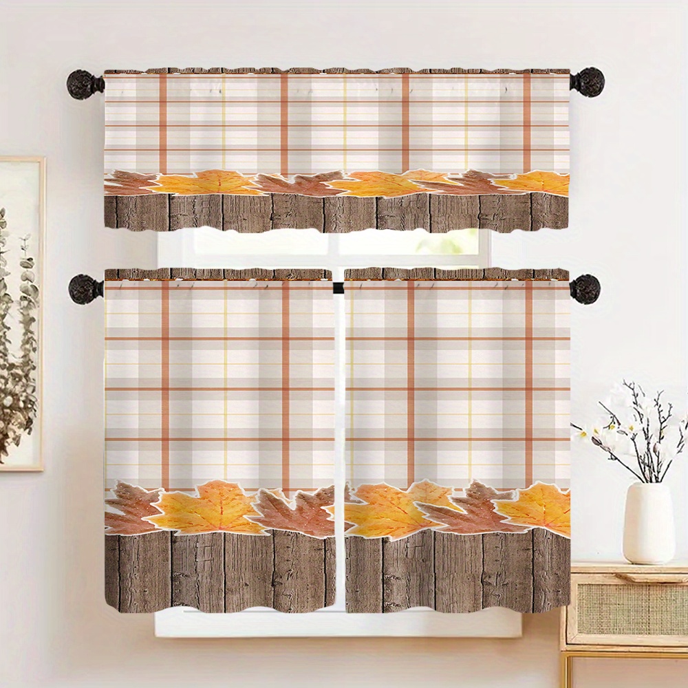 

1pc/2pcs Curtains, Polyester Printed , - Decorative Curtains, Suitable For , , , Bathroom, , , Etc., Decoration,