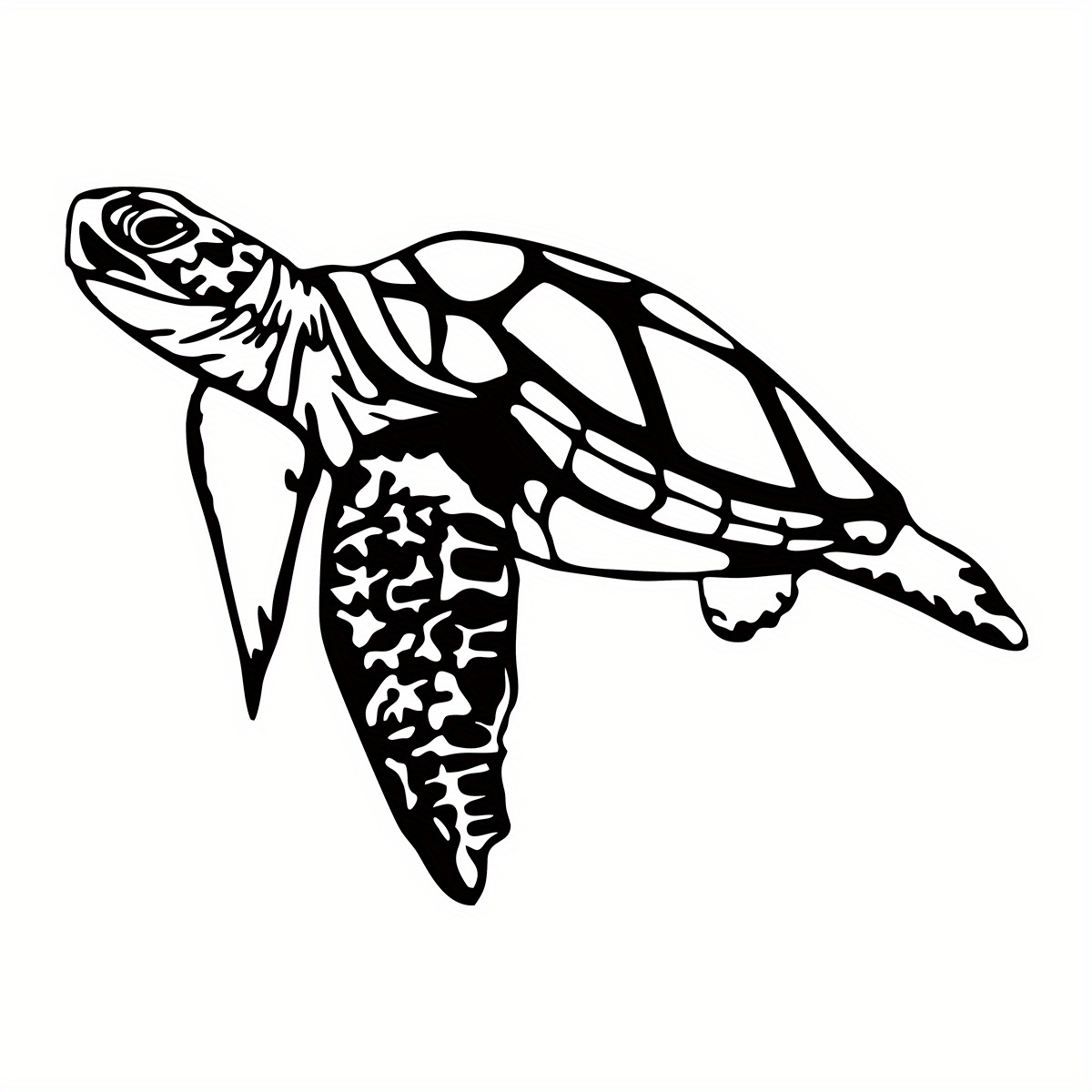 Image of 1pc Sea Turtle Wall Decoration, Metal Artwork, Spiritual Decor, , Wildlife Art, Animal Artwork For The Wall