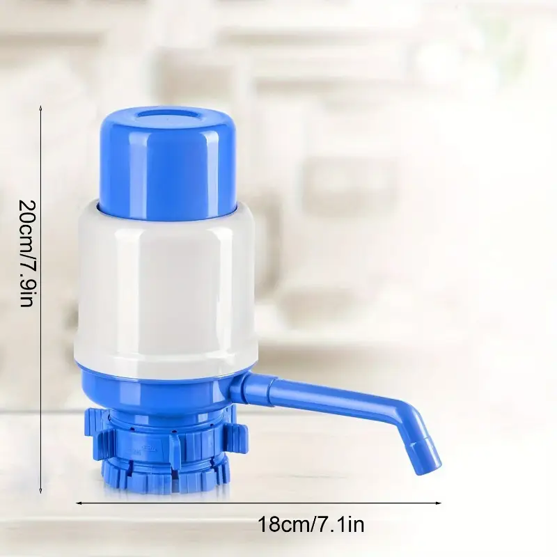 manual water dispenser pump for 3 5 gallon bottles portable hand operated water pumping device bpa free no battery or electricity needed ideal for home and outdoor use details 3