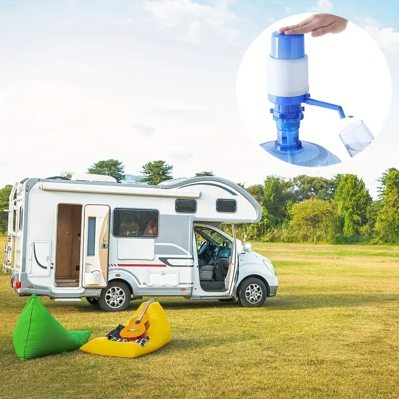 manual water dispenser pump for 3 5 gallon bottles portable hand operated water pumping device bpa free no battery or electricity needed ideal for home and outdoor use details 2