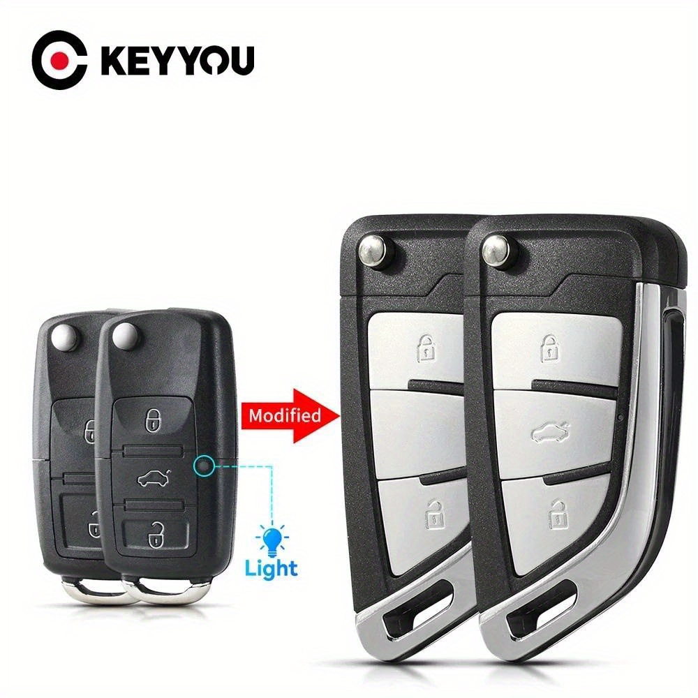 

2/3 For Volkswagen For Vw For Golf 4 5 For For Cc For For For For For Key Fob Car Key