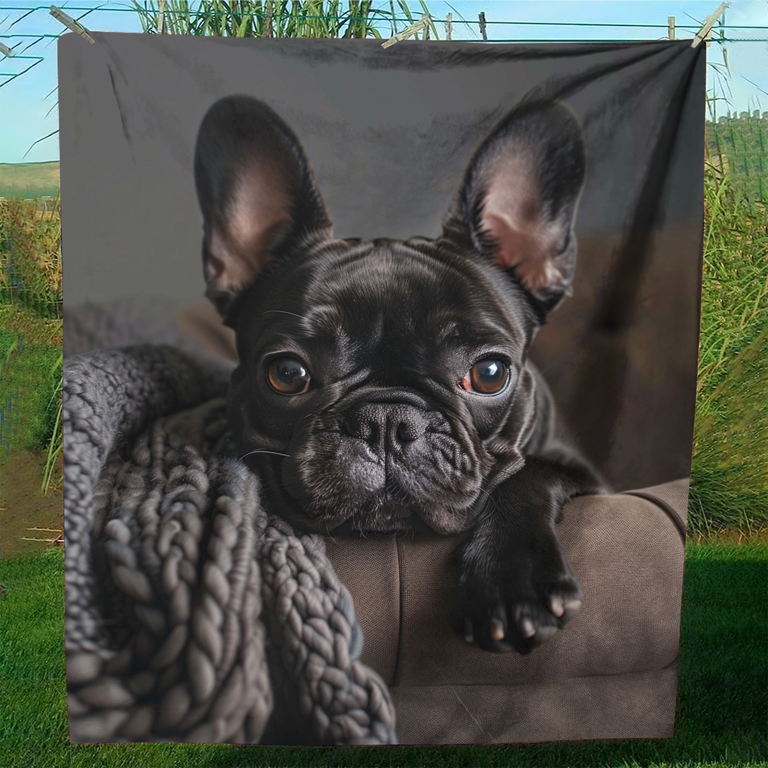 

Cozy Puppy Pattern Flannel Throw Blanket - Soft, Warm, And Versatile For Couch, Bed, Office, And Travel - Perfect Gift For Dog Lovers