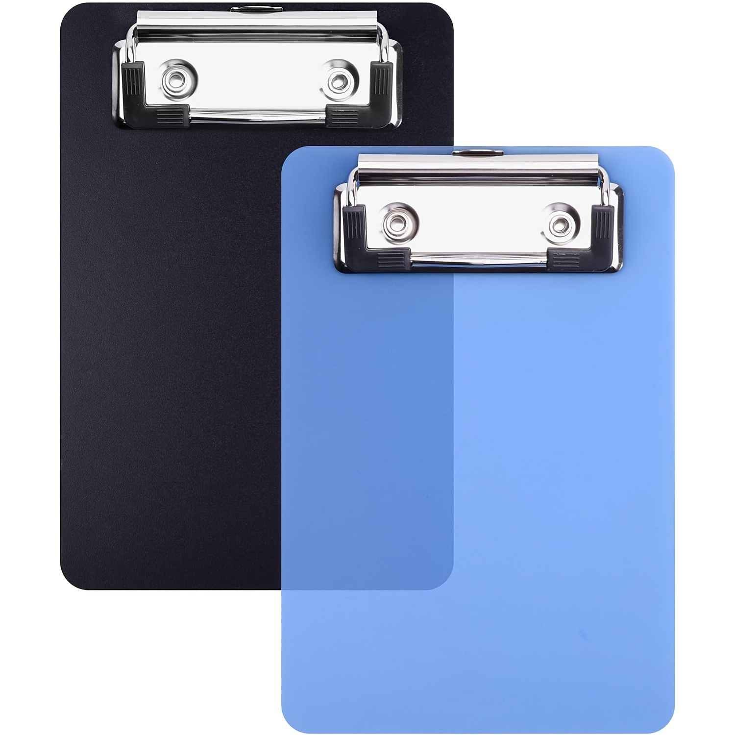 E-shop 2 Stück Kleine Klemmbretter mit Robuster Clip – Tragbares Mini-Memo-Klemmbrett, Langlebiges PP-Material für Notizen, Quittungen, Rechnungen -