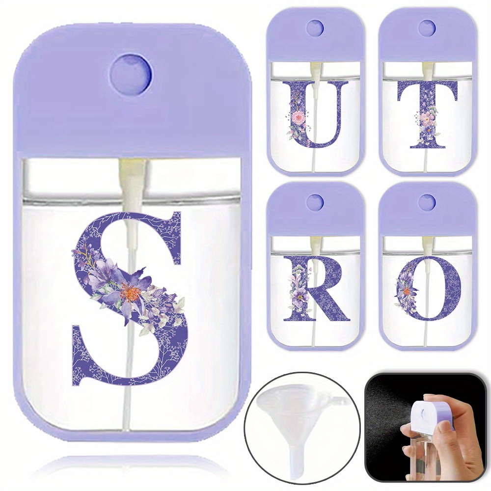 Reise-Parfüm-Sprühflasche – 10 Ml, Wiederverwendbar, Mini-Zerstäuber Mit Blumenmuster, Nachfüllbar