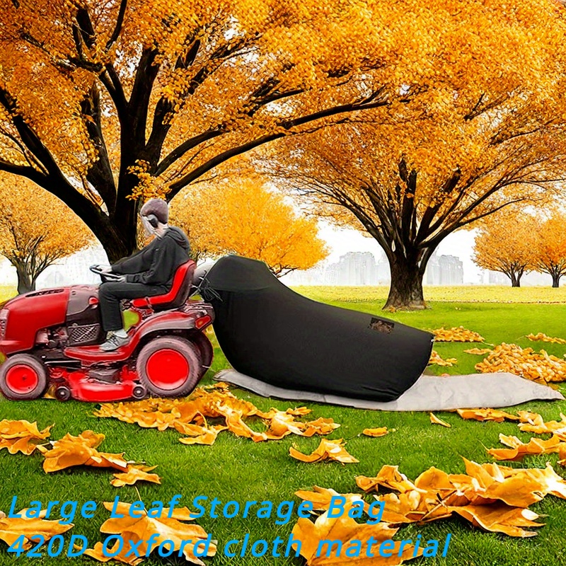 Leaf Bag Grass Sweeper For Lawn Tractor Pull Behind Grass Catcher