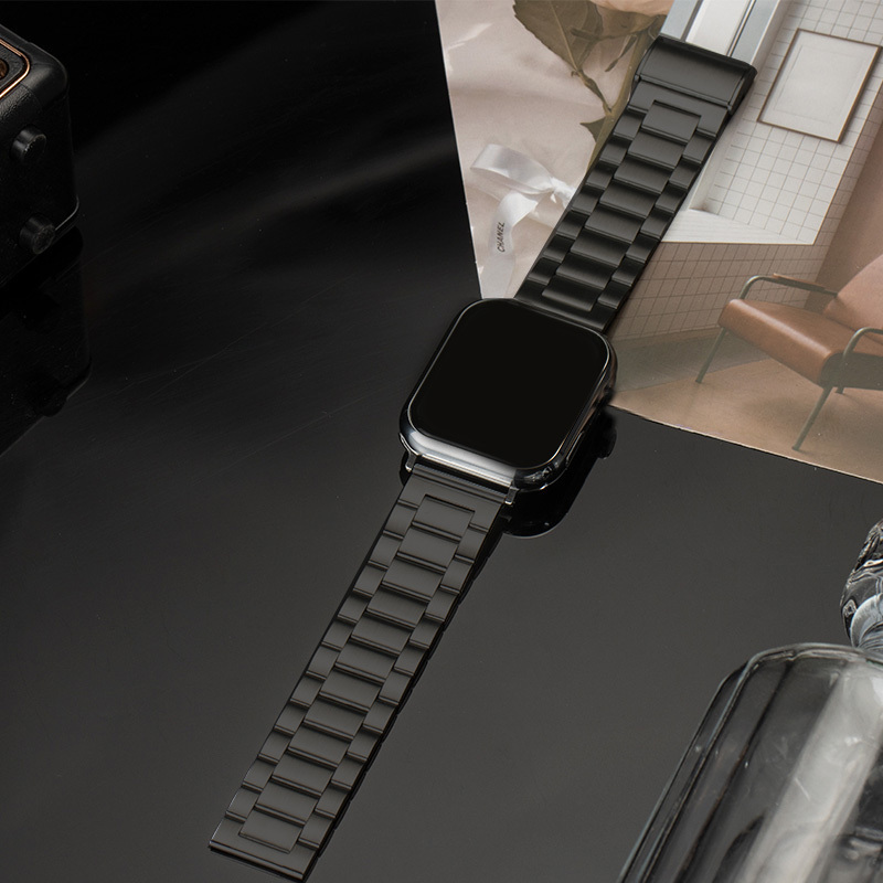 TEMU Metal Wristband Made Of Stainless Steel For Watches In Various Sizes Compatible With Different Series Of Watches.
