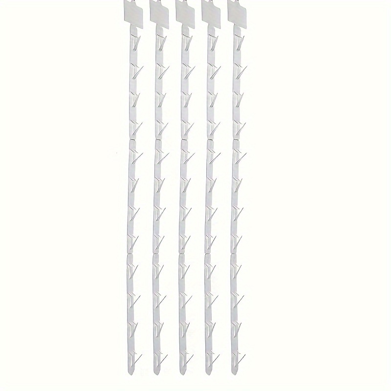 TEMU 12pcs Bandes de Suspension en Plastique Premium - Solution Polyvalente pour Vitrine de avec Crochets Intégrés - Améliorez Facilement la