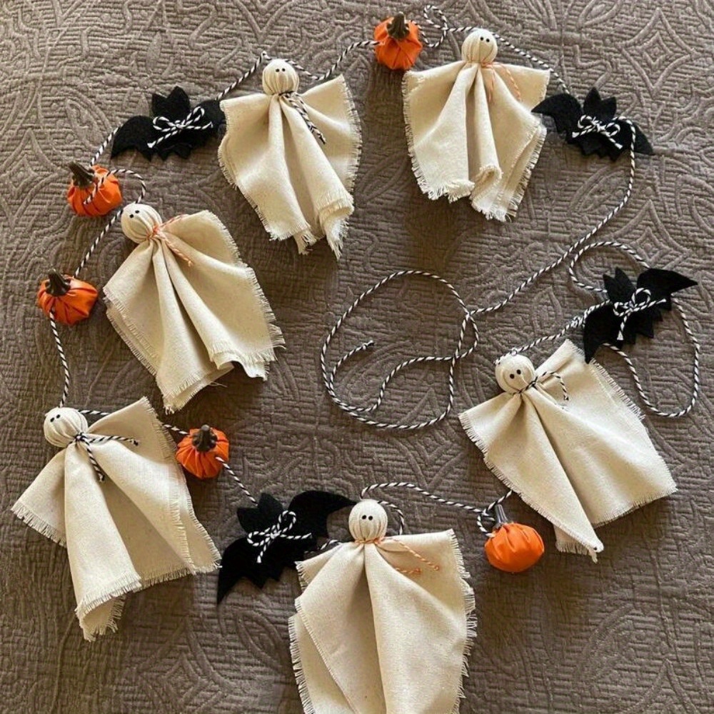 

1pc Halloween Decoration - No Required, Featherless, Decor For &