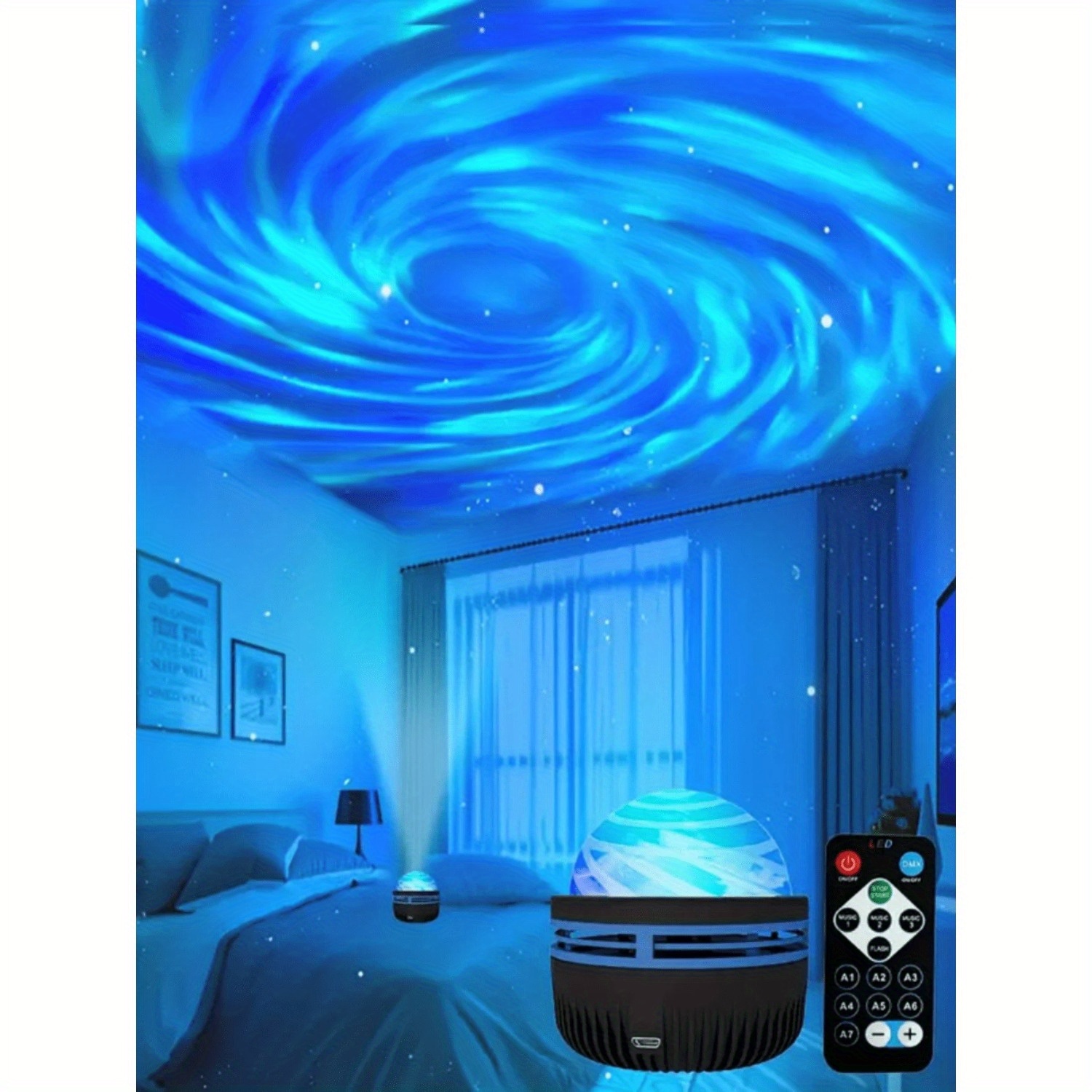 

1pc Led Rotating , Usb Decoration - , , Projector, , Led Projector For