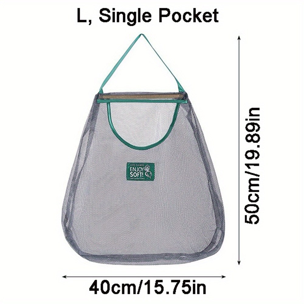 Reusable Hanging Storage Mesh Bags for Kitchen Organizer