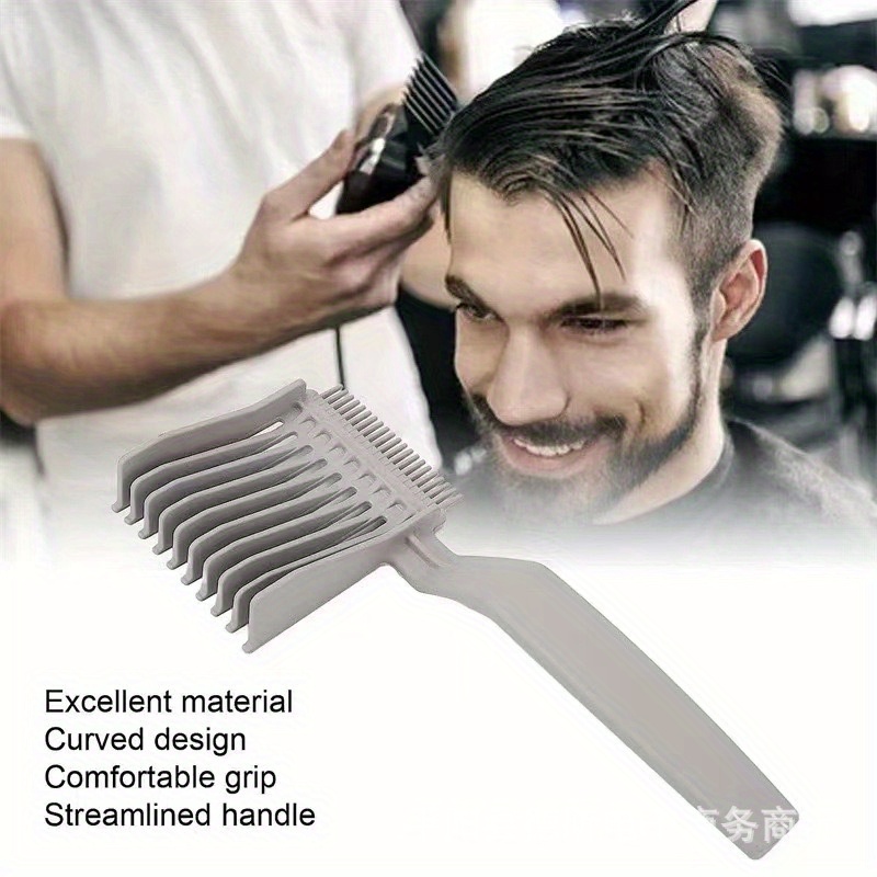 

Peigne de coiffure professionnel avec manche long - Manche en plastique ABS et en plastique pour cheveux de type normal