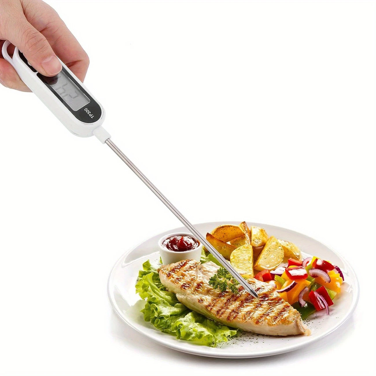 1pc food thermometer electronic thermometer milk thermometer digital thermometer for testing the temperature of liquids and milk kitchen gadget baking tool details 5