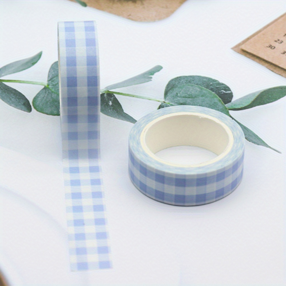 

Journal Joy, Spring-themed Blue Washi Tape, 10m X 15mm - Creative Masking Tape For Scrapbooking, Journaling & Gift Wrapping