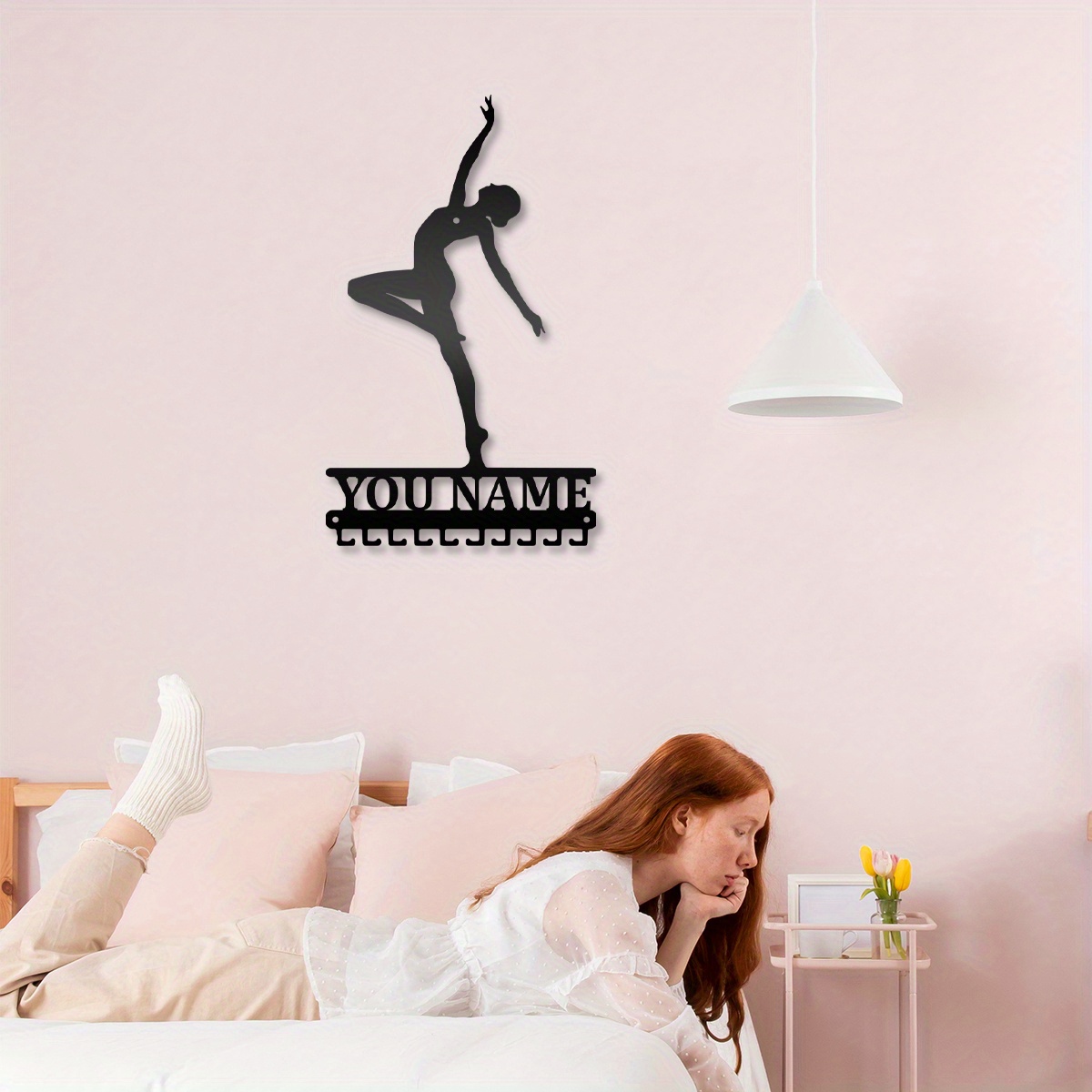 

Custom Dancer Name Metal Wall Art - Dance Medal Hanger & Decorative Sign For Home