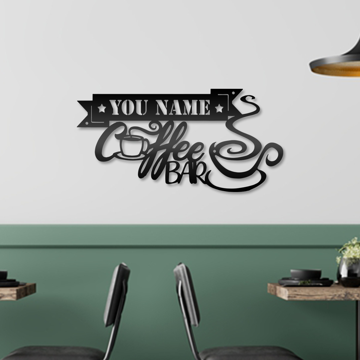 

1pc Bar Metal - Personalized , Iron , No Needed, For , & Decoration, For
