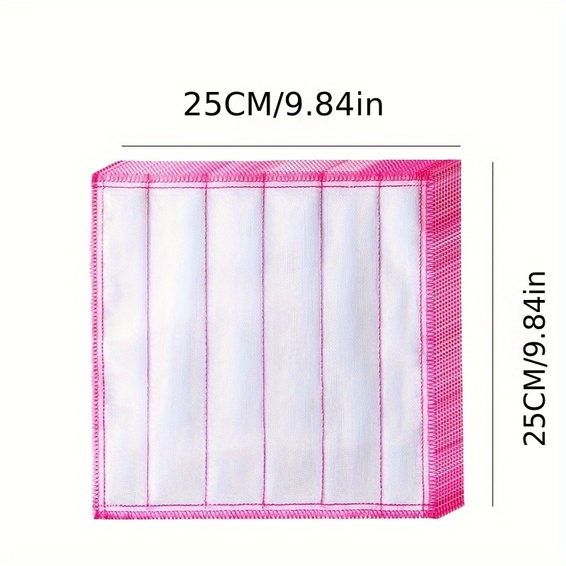 6 12pcs super absorbent thick dish cloths reusable microfiber cleaning cloths dish cloths household rags kitchen bathroom cleaning towels   absorbent towels   removes stains and grease cleaning supplies cleaning gadgets details 1