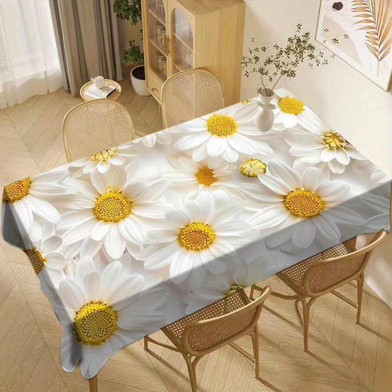 

Square Tablecloth For Home Use, Suitable For Dining Tables, Kitchens, Living Rooms, Gatherings, Meals, , Or Holiday Parties. 1pc Of Tablecloth For Home Kitchen Decoration.