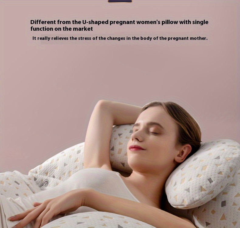 ultra soft velvet maternity pillow for women detachable u shaped full body support dark grey details 4