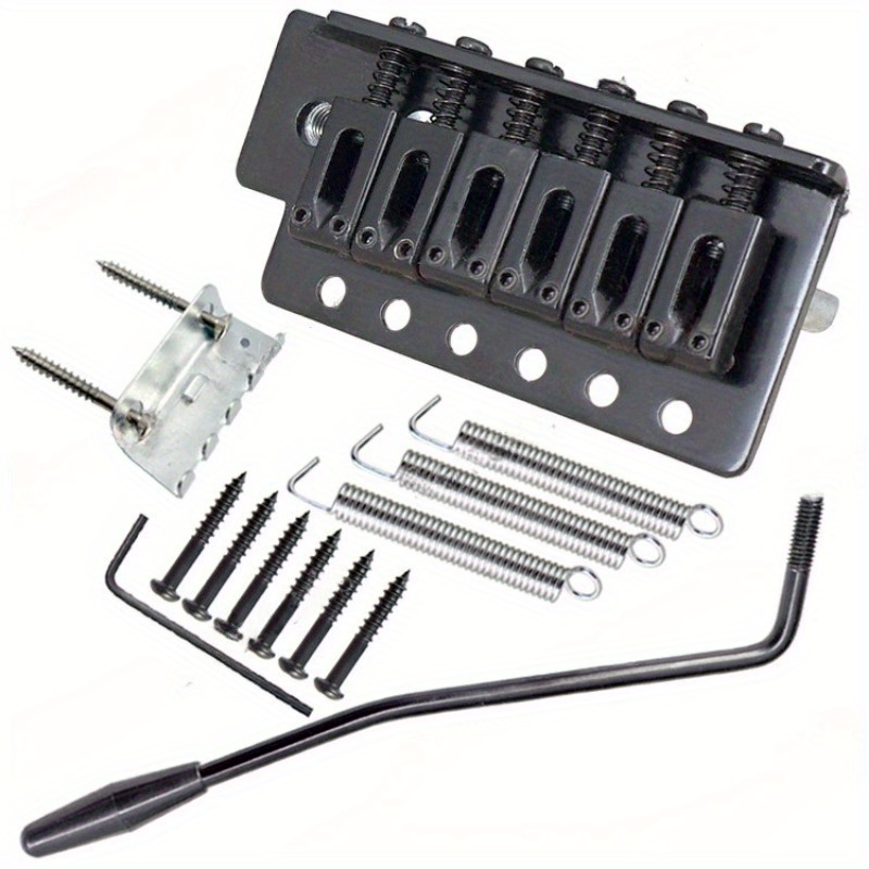 

Ff Bonfires Single Rocker Bridge And Tailpiece Set For Electric Guitar - Alloy Material, Complete With Screws And Tools