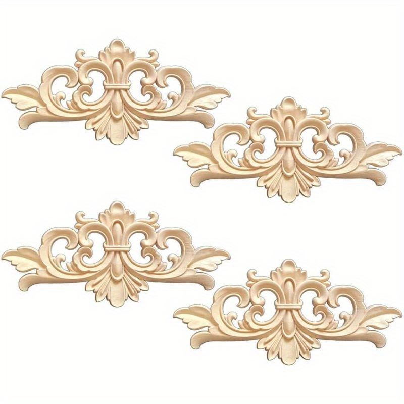 

4pcs Wood - Decals For , Horizontal Orientation, No Needed, Featherless