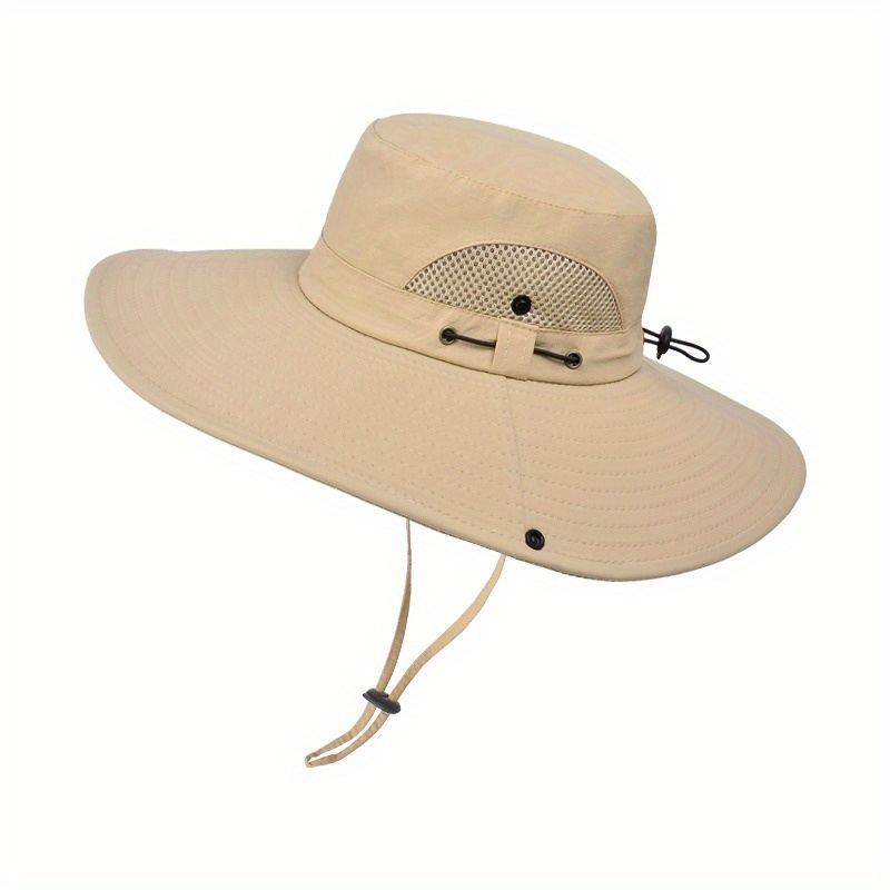 

Big Brimmed Sun Hat For Men With Sun Shading Upf 50+&waterproof Fishing Hat For Outdoor Hiking, Hiking, And Fishing