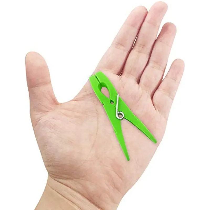 24 шт. тяжелых пластиковых прищепок для белья, зажимы для сушки с прочными пружинами, детали 4