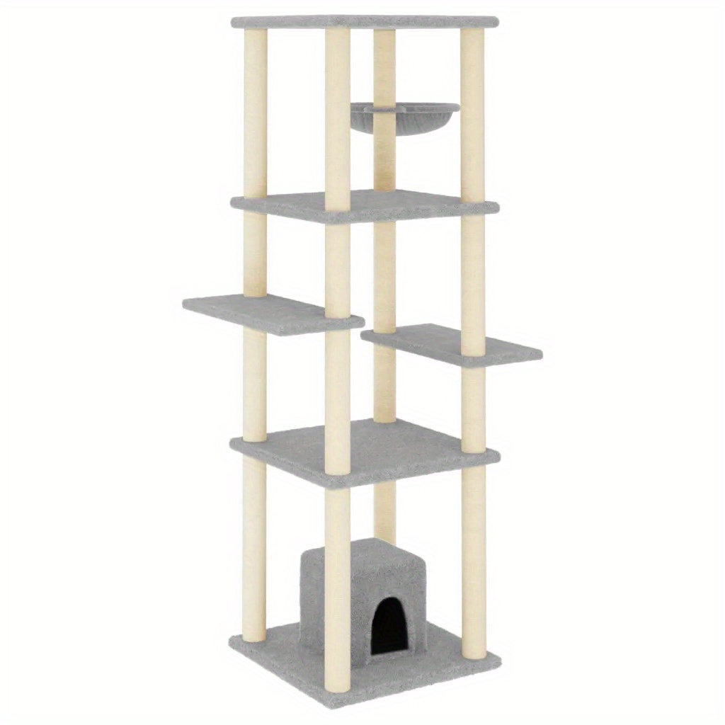 

Scratching Post With Sisal Scratching Pillars Light Gray